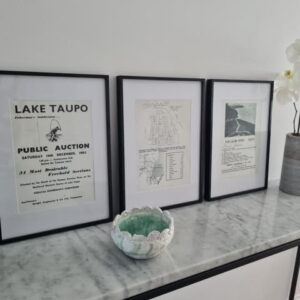 Framed Original Kuratau Sales Brochure from 1963